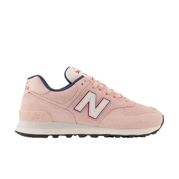 New Balance 574 Pink with Grey - Picture 2 of 10